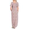 imageANRABESS Womens Summer Casual Loose Short Sleeve Long T Shirt Dress Split Maxi Beach Sundress Travel Vacation OutfitsFloral White Pink