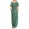 imageANRABESS Womens Summer Casual Loose Short Sleeve Long T Shirt Dress Split Maxi Beach Sundress Travel Vacation OutfitsGrass