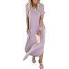 imageANRABESS Womens Summer Casual Loose Short Sleeve Long T Shirt Dress Split Maxi Beach Sundress Travel Vacation OutfitsLilac
