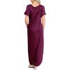 imageANRABESS Womens Summer Casual Loose Short Sleeve Long T Shirt Dress Split Maxi Beach Sundress Travel Vacation OutfitsPurple