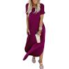 imageANRABESS Womens Summer Casual Loose Short Sleeve Long T Shirt Dress Split Maxi Beach Sundress Travel Vacation OutfitsPurple
