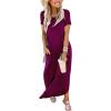 imageANRABESS Womens Summer Casual Loose Short Sleeve Long T Shirt Dress Split Maxi Beach Sundress Travel Vacation OutfitsPurple