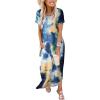 imageANRABESS Womens Summer Casual Loose Short Sleeve Long T Shirt Dress Split Maxi Beach Sundress Travel Vacation OutfitsTie Dye Orange