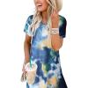 imageANRABESS Womens Summer Casual Loose Short Sleeve Long T Shirt Dress Split Maxi Beach Sundress Travel Vacation OutfitsTie Dye Orange