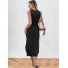 imageANRABESS Womens Summer Casual Sleeveless T Shirt Midi Dress Slim Fit Tie Waist Split Tank Long Dresses 2025 Vacation SundressBlack