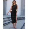 imageANRABESS Womens Summer Casual Sleeveless T Shirt Midi Dress Slim Fit Tie Waist Split Tank Long Dresses 2025 Vacation SundressBlack