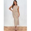 imageANRABESS Womens Summer Casual Sleeveless T Shirt Midi Dress Slim Fit Tie Waist Split Tank Long Dresses 2025 Vacation SundressStriped Brown