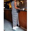 imageANRABESS Womens Summer Casual Sleeveless T Shirt Midi Dress Slim Fit Tie Waist Split Tank Long Dresses 2025 Vacation SundressStriped Navy Blue