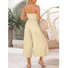 imageANRABESS Womens Summer Straps One Shoulder High Waist Dressy Casual Wide Leg Linen Jumpsuit Romper Beach Travel OutfitsBeige