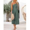 imageANRABESS Womens Summer Straps One Shoulder High Waist Dressy Casual Wide Leg Linen Jumpsuit Romper Beach Travel OutfitsGray Blue