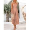 imageANRABESS Womens Summer Straps One Shoulder High Waist Dressy Casual Wide Leg Linen Jumpsuit Romper Beach Travel OutfitsPink