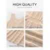 imageANRABESS Womens Sundress Beach Vacation Mini Tank Dresses Summer Casual Crochet Knit Scoop Neck Sleeveless DressBeige