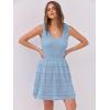 imageANRABESS Womens Sundress Beach Vacation Mini Tank Dresses Summer Casual Crochet Knit Scoop Neck Sleeveless DressBlue