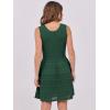imageANRABESS Womens Sundress Beach Vacation Mini Tank Dresses Summer Casual Crochet Knit Scoop Neck Sleeveless DressDark Green