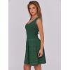 imageANRABESS Womens Sundress Beach Vacation Mini Tank Dresses Summer Casual Crochet Knit Scoop Neck Sleeveless DressDark Green