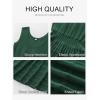 imageANRABESS Womens Sundress Beach Vacation Mini Tank Dresses Summer Casual Crochet Knit Scoop Neck Sleeveless DressDark Green