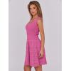 imageANRABESS Womens Sundress Beach Vacation Mini Tank Dresses Summer Casual Crochet Knit Scoop Neck Sleeveless DressHot Pink
