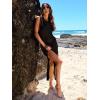 imageANRABESS Womens Swimsuit Cover Up Sleeveless Hollow Knit Bikini Swimwear Bathing Suit Coverup Crochet Beach DressBlack