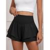 imageANRABESS Womens Workout Running Shorts 2 in 1 Flowy High Waisted Athletic Loose Short 2025 Cute Tennis Skorts with a PocketBlack