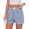 Blue White Plaid