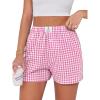 Hot Pink White Plaid