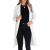 imageANRABESS Women Cardigan Sweater Jackets Open Front Thick Knit Oversized Blazer Coatigan 2025 Fall Winter Long Coats OutwearCream White