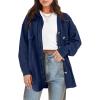 imageANRABESS Womens Corduroy Shacket Button Down Shirts Oversized Long Sleeve Casual Cardigan Jacket 2025 Fall Fashion ClothesNavy Blue