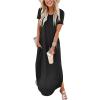 imageANRABESS Womens Summer Casual Loose Short Sleeve Long T Shirt Dress Split Maxi Beach Sundress Travel Vacation OutfitsBlack