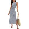 Striped Navy Blue