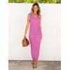 imageANRABESS 2 Piece Sweater Skirt Sets for Women Sleeveless V Neck Ribbed Vest Tops Knits Casual Midi Dresses 2025 Summer OutfitHot Pink