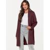 imageANRABESS Cardigan Sweater for Women Casual 2025 Fall Fashion Coat Long Sleeve Open Front Knit Coatigan OutwearBurgundy