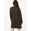 imageANRABESS Cardigan Sweater for Women Casual 2025 Fall Fashion Coat Long Sleeve Open Front Knit Coatigan OutwearCoffee