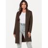 imageANRABESS Cardigan Sweater for Women Casual 2025 Fall Fashion Coat Long Sleeve Open Front Knit Coatigan OutwearCoffee