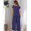 imageANRABESS Jumpsuits for Women 2025 Summer Casual Loose Cap Sleeve Crewneck Wide Leg Rompers Jumper One Piece Beach OutfitsDeep Blue