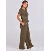 imageANRABESS Jumpsuits for Women Casual Summer 2025 Short Sleeve Loose Wide leg Pants Dressy Romper Jumpers One Piece OutfitsCoffee
