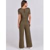 imageANRABESS Jumpsuits for Women Casual Summer 2025 Short Sleeve Loose Wide leg Pants Dressy Romper Jumpers One Piece OutfitsCoffee