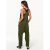 imageANRABESS Jumpsuits for Women Casual Summer Overalls Sleeveless Spaghetti Strap Romper Jumpers Trendy Beach Vacation OutfitsArmy Green
