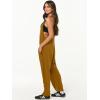 imageANRABESS Jumpsuits for Women Casual Summer Overalls Sleeveless Spaghetti Strap Romper Jumpers Trendy Beach Vacation OutfitsCaramel