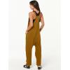 imageANRABESS Jumpsuits for Women Casual Summer Overalls Sleeveless Spaghetti Strap Romper Jumpers Trendy Beach Vacation OutfitsCaramel