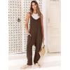 imageANRABESS Jumpsuits for Women Casual Summer Overalls Sleeveless Spaghetti Strap Romper Jumpers Trendy Beach Vacation OutfitsDeep Coffee