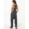 imageANRABESS Jumpsuits for Women Casual Summer Overalls Sleeveless Spaghetti Strap Romper Jumpers Trendy Beach Vacation OutfitsDeep Gray