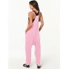 imageANRABESS Jumpsuits for Women Casual Summer Overalls Sleeveless Spaghetti Strap Romper Jumpers Trendy Beach Vacation OutfitsLight Pink