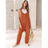 imageANRABESS Jumpsuits for Women Casual Summer Overalls Sleeveless Spaghetti Strap Romper Jumpers Trendy Beach Vacation OutfitsOrange