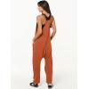 imageANRABESS Jumpsuits for Women Casual Summer Overalls Sleeveless Spaghetti Strap Romper Jumpers Trendy Beach Vacation OutfitsOrange