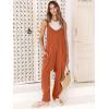 imageANRABESS Jumpsuits for Women Casual Summer Overalls Sleeveless Spaghetti Strap Romper Jumpers Trendy Beach Vacation OutfitsOrange
