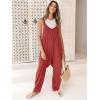 imageANRABESS Jumpsuits for Women Casual Summer Overalls Sleeveless Spaghetti Strap Romper Jumpers Trendy Beach Vacation OutfitsOrange Rust