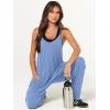 imageANRABESS Jumpsuits for Women Casual Summer Overalls Sleeveless Spaghetti Strap Romper Jumpers Trendy Beach Vacation OutfitsSky Blue