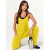imageANRABESS Jumpsuits for Women Casual Summer Overalls Sleeveless Spaghetti Strap Romper Jumpers Trendy Beach Vacation OutfitsYellow