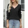 imageANRABESS Long Sleeve Shirts for Women V Neck Tunic Tops Business Casual Loose Fall Lightweight Sweaters Fashion Clothes 2025Black