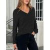 imageANRABESS Long Sleeve Shirts for Women V Neck Tunic Tops Business Casual Loose Fall Lightweight Sweaters Fashion Clothes 2025Black
